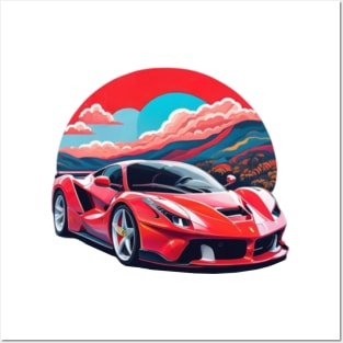 Ferrari la Ferrari with some of imagination Posters and Art